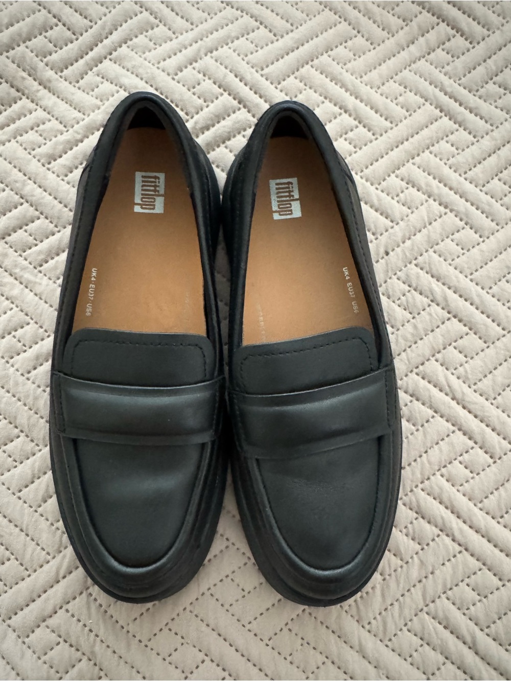 Women’s Black Penny Loafers - FitFlop - Picture 3 of 5